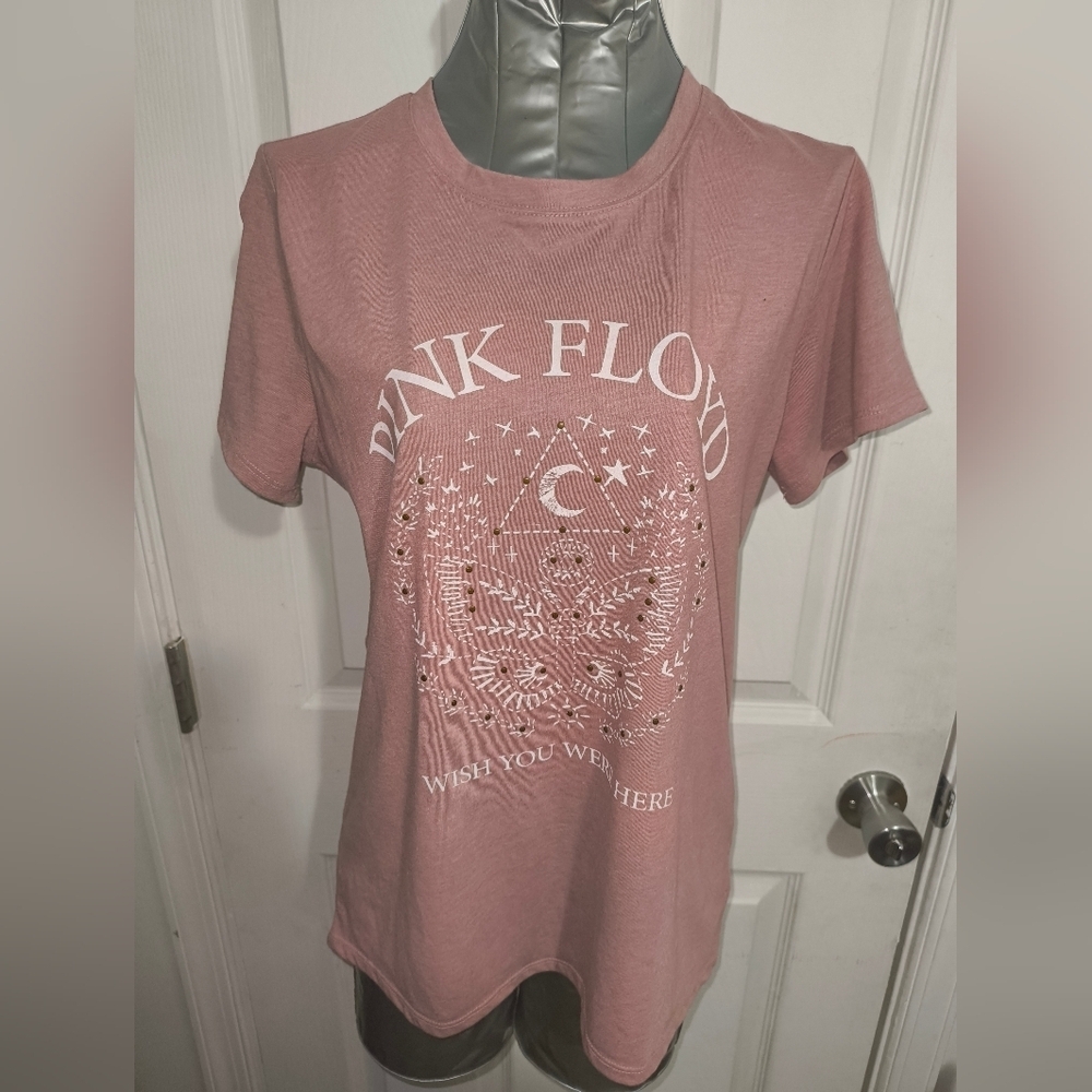 Pink Floyd Short Sleeve Tee - Soft Pink 47